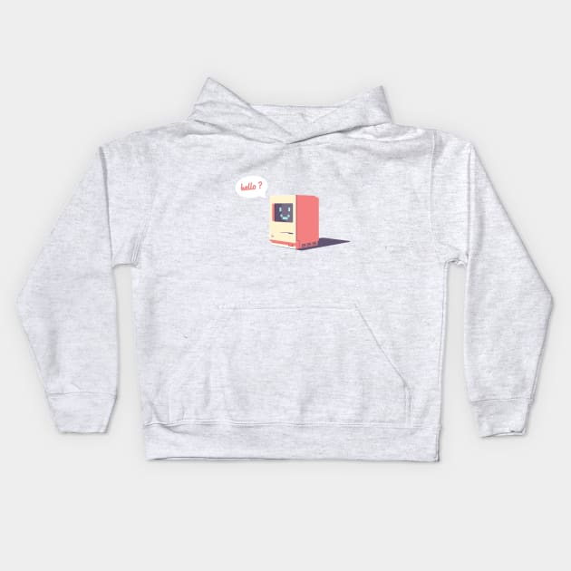 Apple Computer Kids Hoodie by RazvanVezeteu